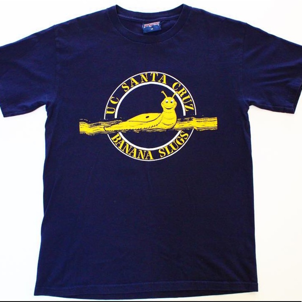 Jansport UC Santa Cruz Banana Slugs Navy T-Shirt M